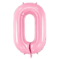 "0" Αριθμός 95cm Ροζ