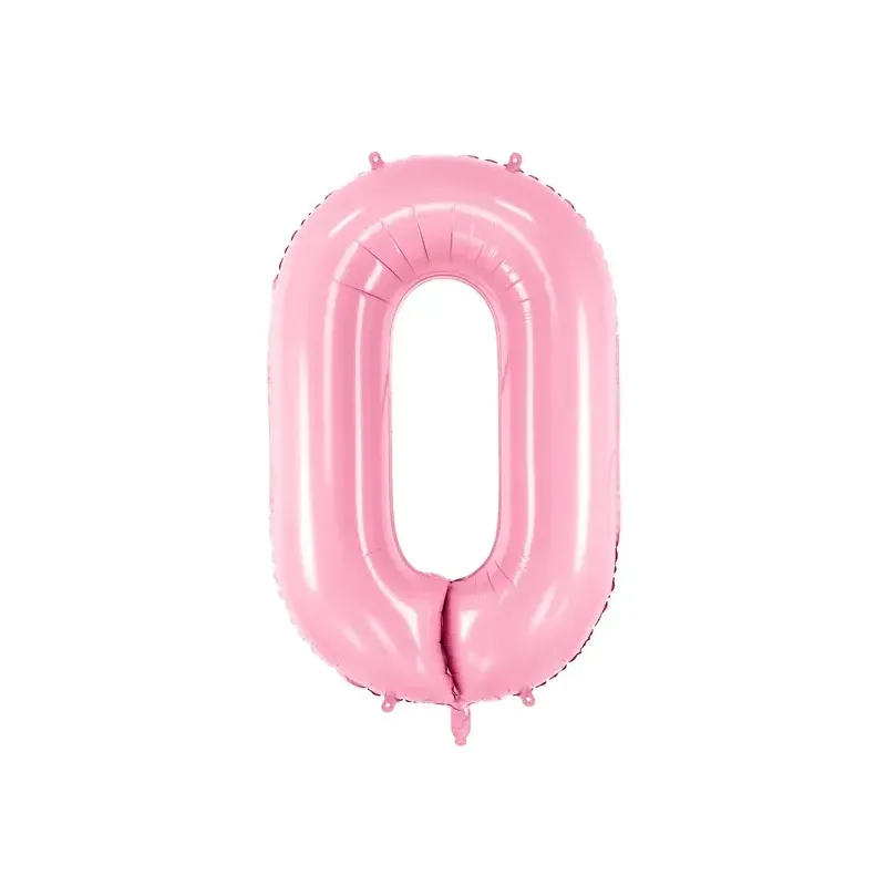"0" Αριθμός 95cm Ροζ