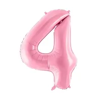 "4" Αριθμός 95cm Ροζ