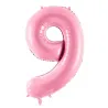 "9" Number 95cm Pink