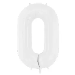 "0" Αριθμός 95cm Λευκό