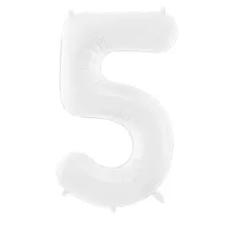 "5" Αριθμός 95cm Λευκό