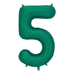 "5" Αριθμός 95cm Σκούρο Πράσινο