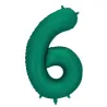 "6" Αριθμός 95cm Σκούρο Πράσινο