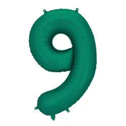 "9" Αριθμός 95cm Σκούρο Πράσινο
