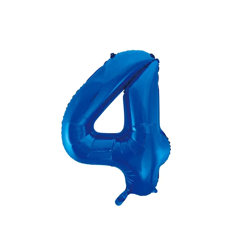 "4" Αριθμός 95cm Μπλε