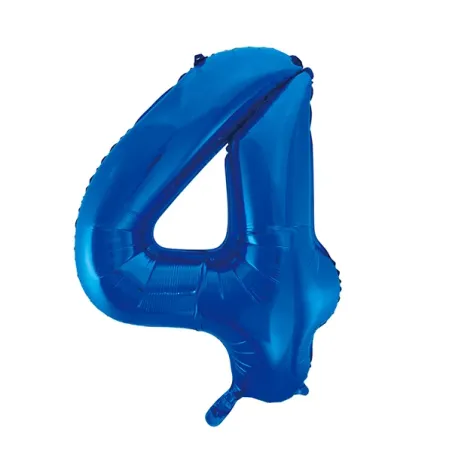 "4" Αριθμός 95cm Μπλε