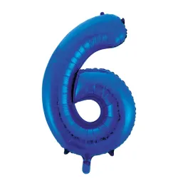 "6" Αριθμός 95cm Μπλε