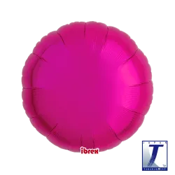 25" Στρογγυλό Φούξια (Magenta) μπαλόνι Foil