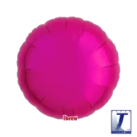 25" Στρογγυλό Φούξια (Magenta) μπαλόνι Foil