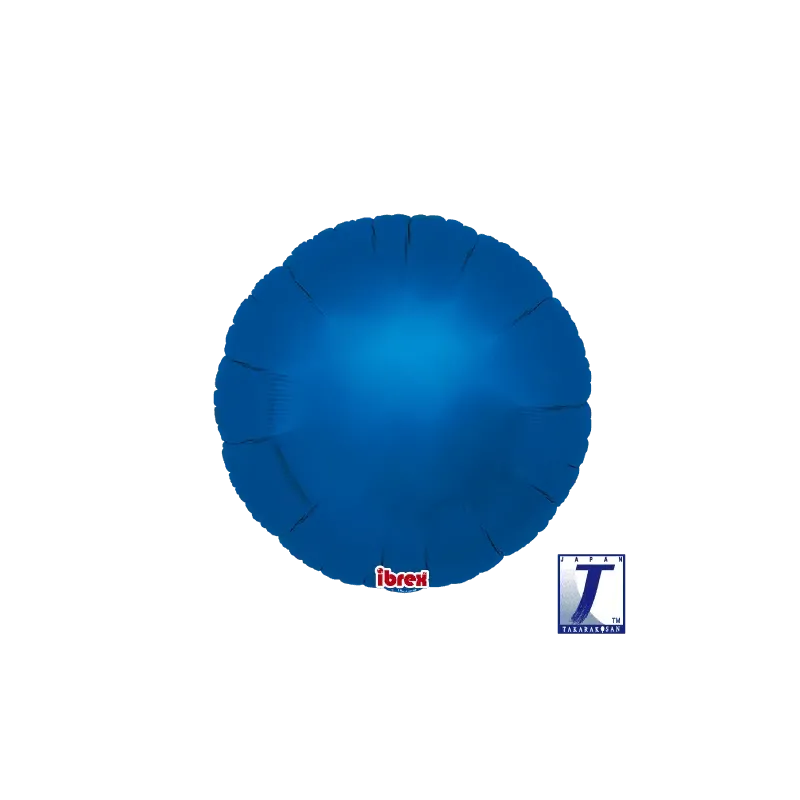 18" Στρογγυλό Μπλε (Blue)_μπαλόνι foil
