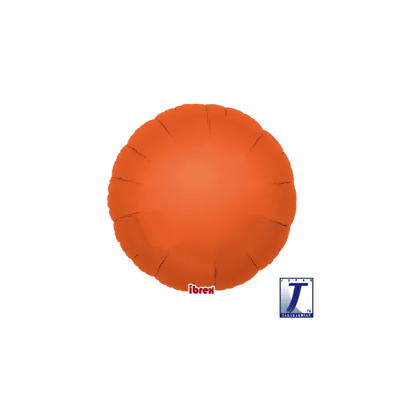 25" Round Metallic Orange