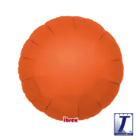25" Round Metallic Orange