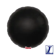 18" Στρογγυλό Μαύρο (Black)_μπαλόνι foil