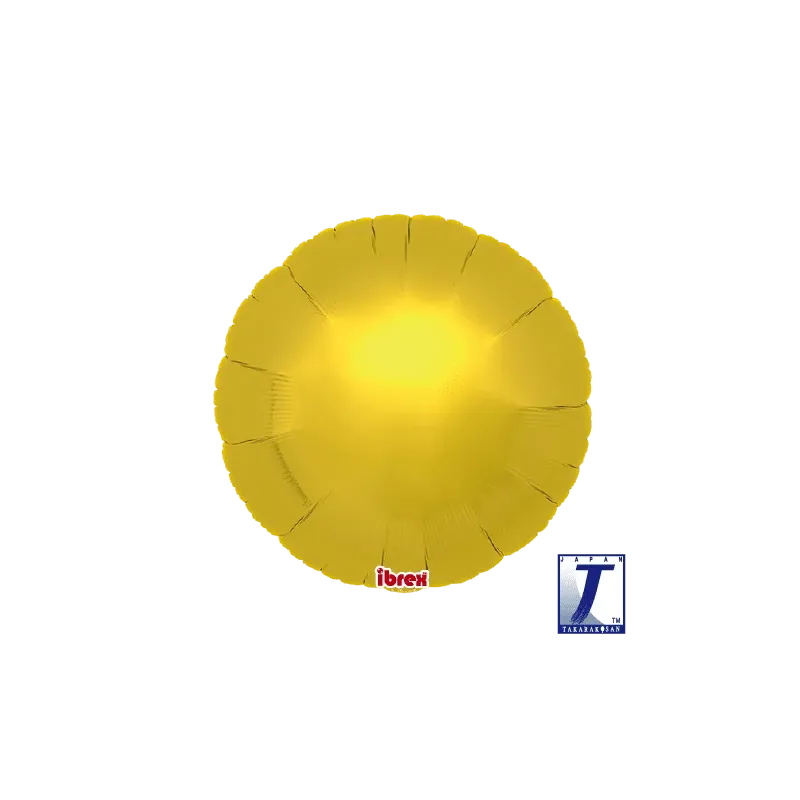 14" Στρογγυλό Χρυσό (Gold)_μπαλόνι Foil