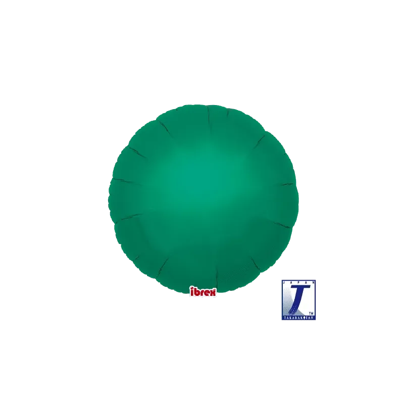 14" Στρογγυλό Πράσινο (Green)_μπαλόνι Foil