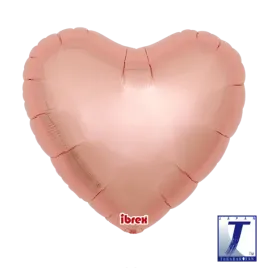14" Καρδιά Ροζ Χρυσή (Rose Gold)