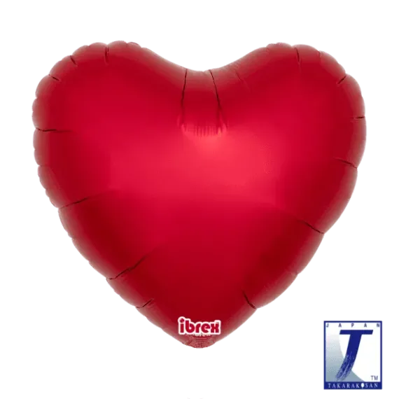 14" Heart Ruby Red