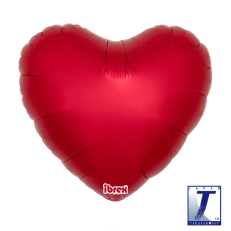 14" Heart Ruby Red