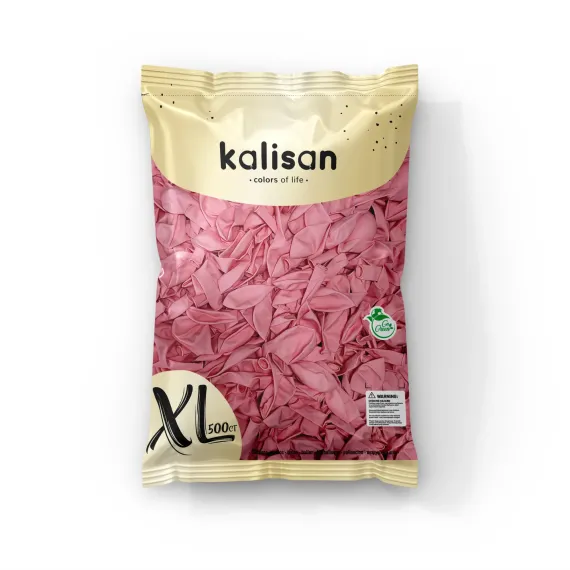 (1000pcs) 5" XL Macaron Pale Pink KALISAN