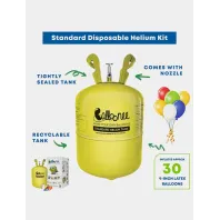 STANDARD HELIUM DISPOSABLE CYLINDER  (for 30 9" balloons)