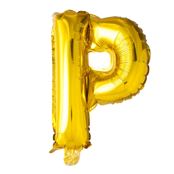 Letter Gold "P" (100cm-40")