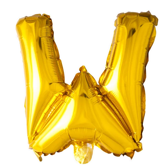 Letter Gold "W" (100cm-40")