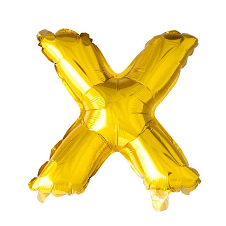 Γράμμα Χρυσό "X" (100cm-40")