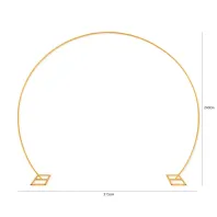 Stand frame round gold set 315x240cm