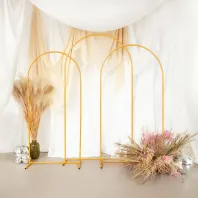 Balloon stand frame golden arch set 100x200cm