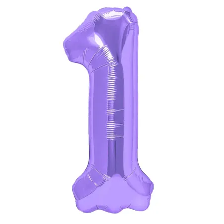 "1" Αριθμός 95cm Λιλά