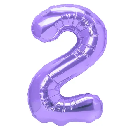"2" Αριθμός 95cm Λιλά