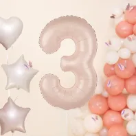 "3" Αριθμός 95cm Καραμέλα