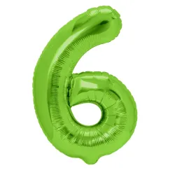 "6" Αριθμός 95cm Ανοιχτό Πράσινο