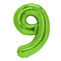 "9" Αριθμός 95cm Ανοιχτό Πράσινο