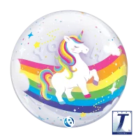 22" Bubble Γενέθλια Μονόκερος Ουράνιο Τόξο