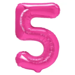 "5" Αριθμός 95cm Φούξια