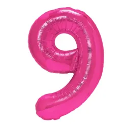 "9" Αριθμός 95cm Φούξια
