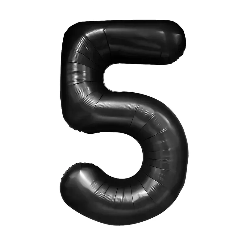 "5" Αριθμός 95cm Μαύρο