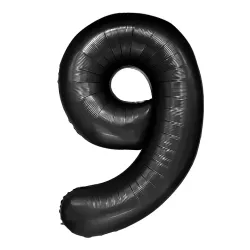 "9" Αριθμός 95cm Μαύρο