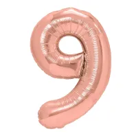 "9" Number 95cm Rose Gold