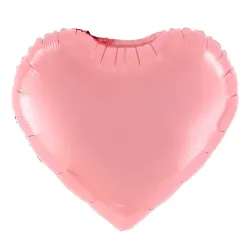 18" foil Ροζ καρδιά