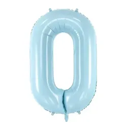 "0" Αριθμός 95cm Γαλάζιο