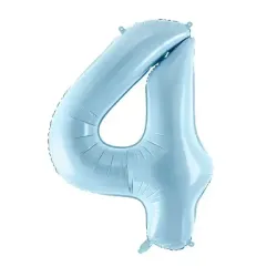 "4" Αριθμός 95cm Γαλάζιο