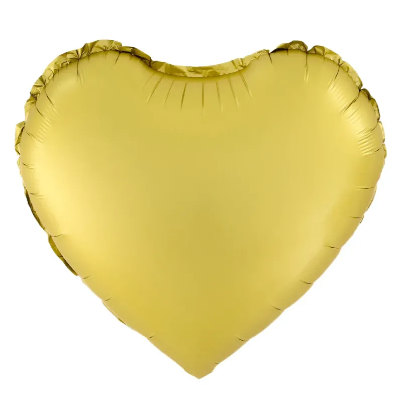 18" foil Χρυσή Ματ καρδιά