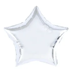 18" foil Ασημί αστέρι