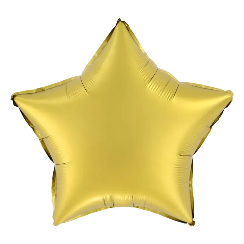 18" foil Χρυσό Ματ αστέρι