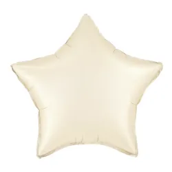 18" foil Κρεμ Ματ αστέρι