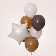 18" foil Κρεμ Ματ αστέρι