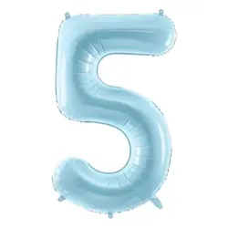"5" Αριθμός 95cm Γαλάζιο